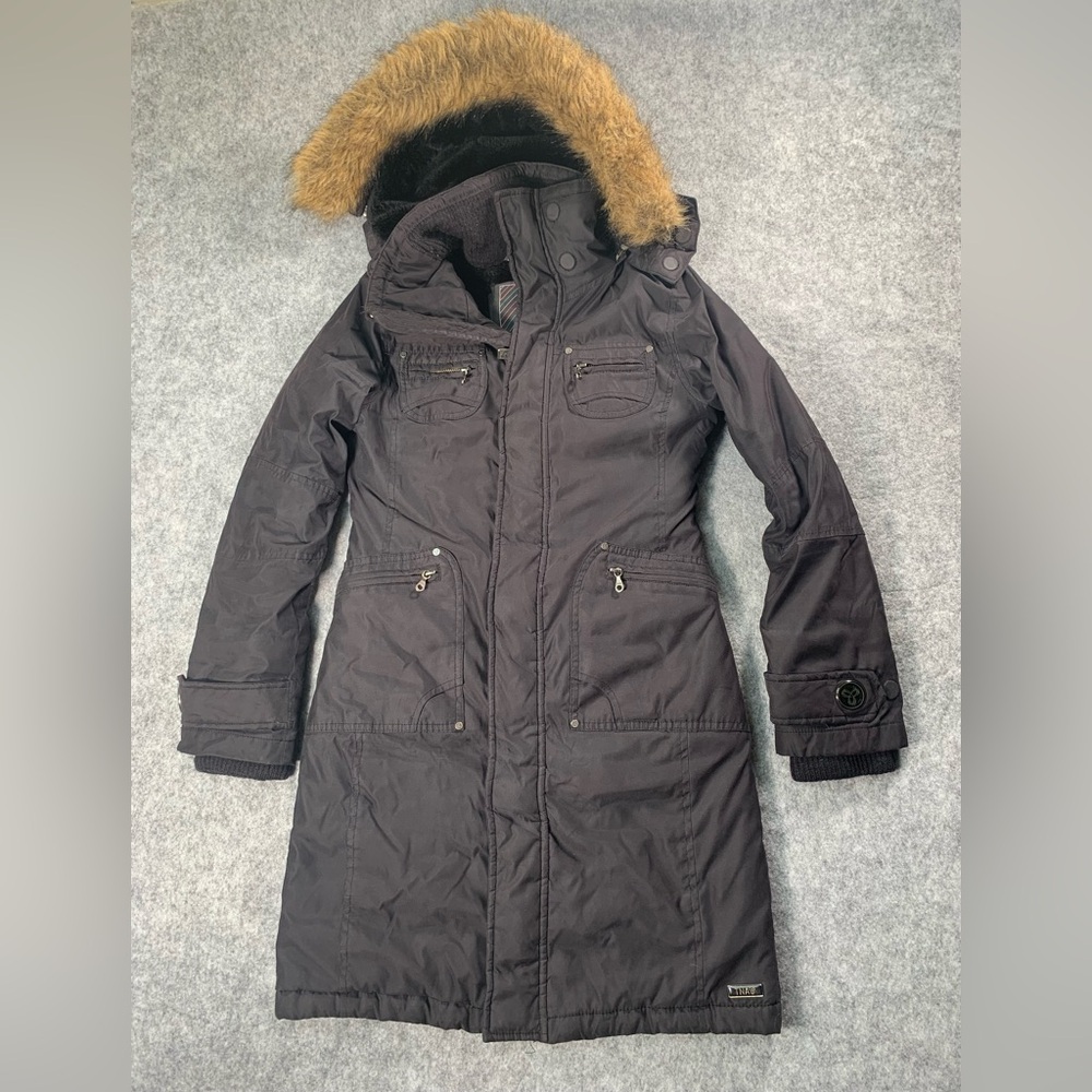 TNA Black Trench Coat